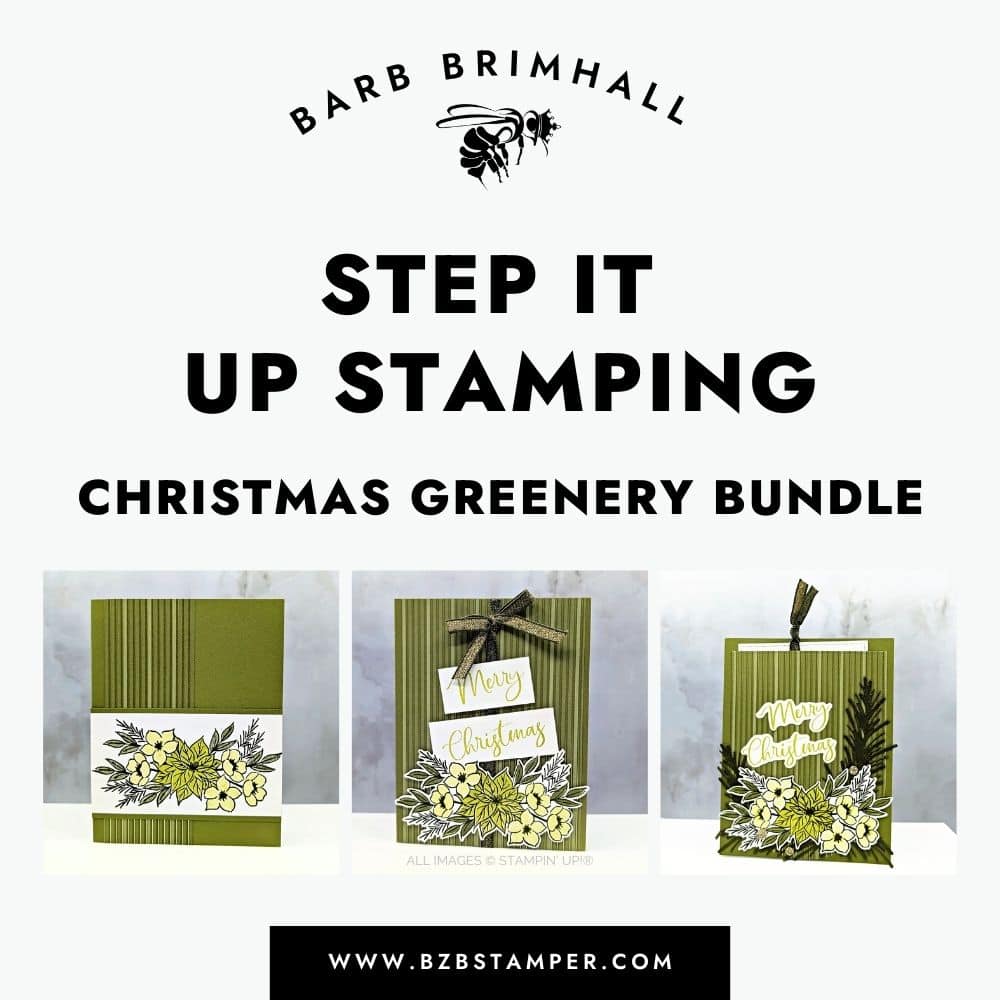 Step It Up Stamping Christmas Greenery Tutorial 1 Step It Up Stamping Christmas Greenery Tutorial